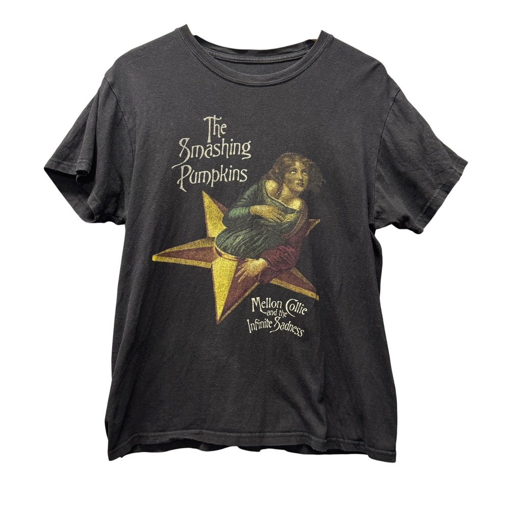 The Smashing Pumpkins T-Shirt Adult M Mellon Collie Infinite Sadness Black Tee
